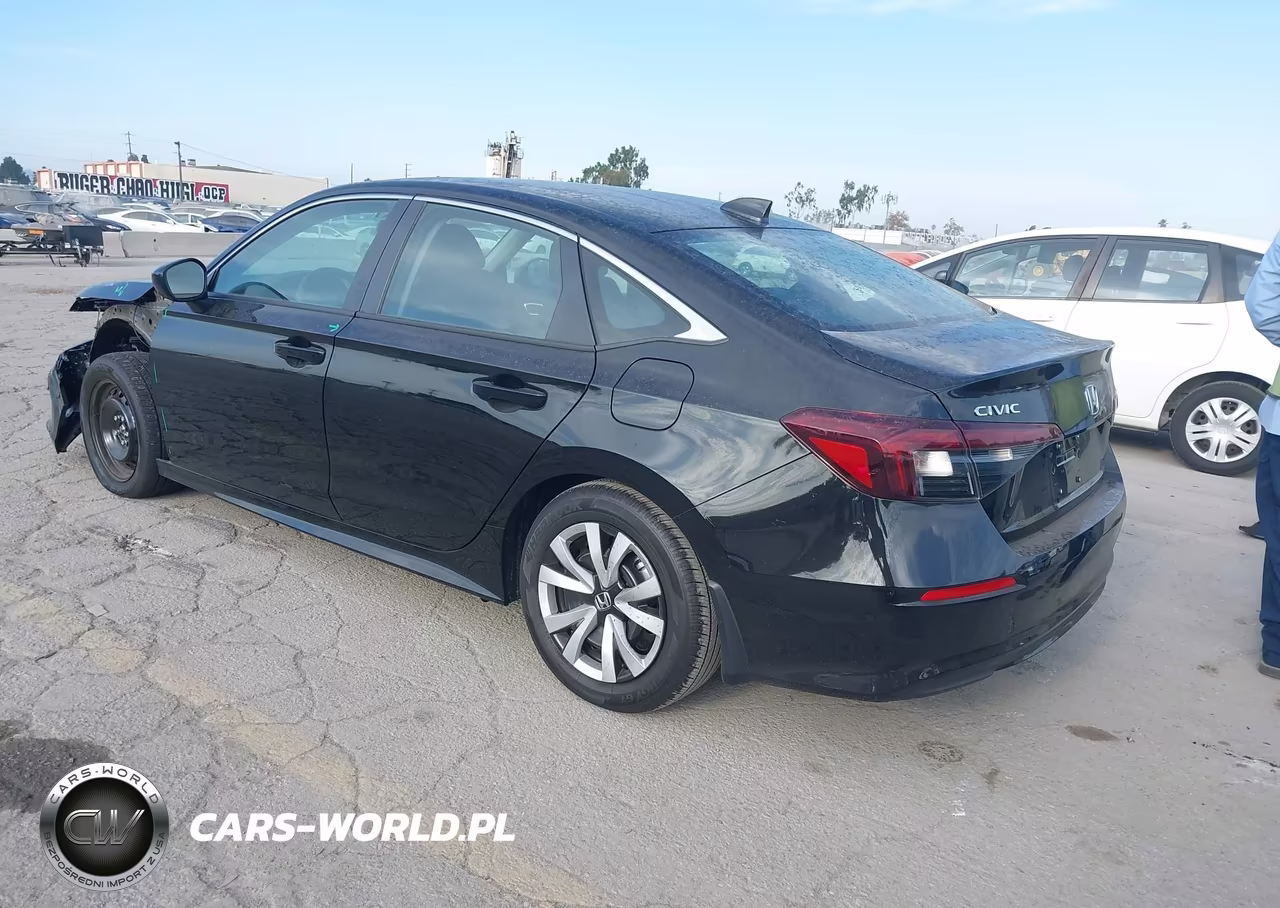 2026 Honda Civic Lx VIN:2HGFE2F23TH599980 - 3