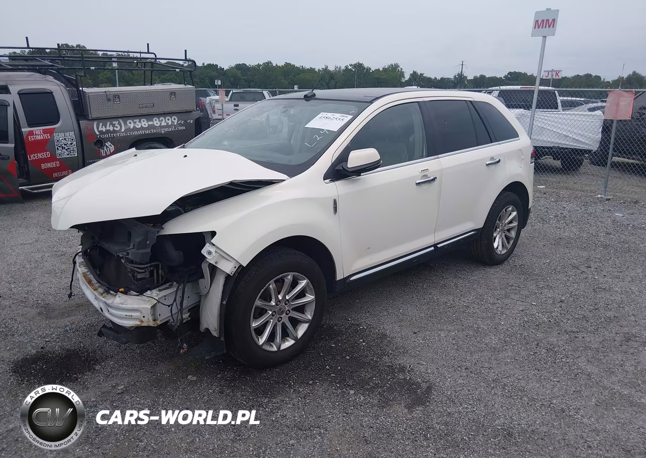 2013 Lincoln Mkx VIN:2LMDJ8JK6DBL24393 - 2