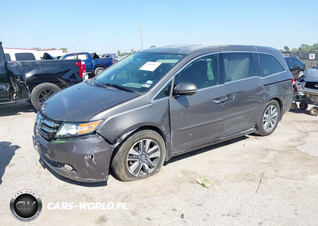 2015 Honda Odyssey Touring-Touring Elite VIN:5FNRL5H96FB007625 - 2