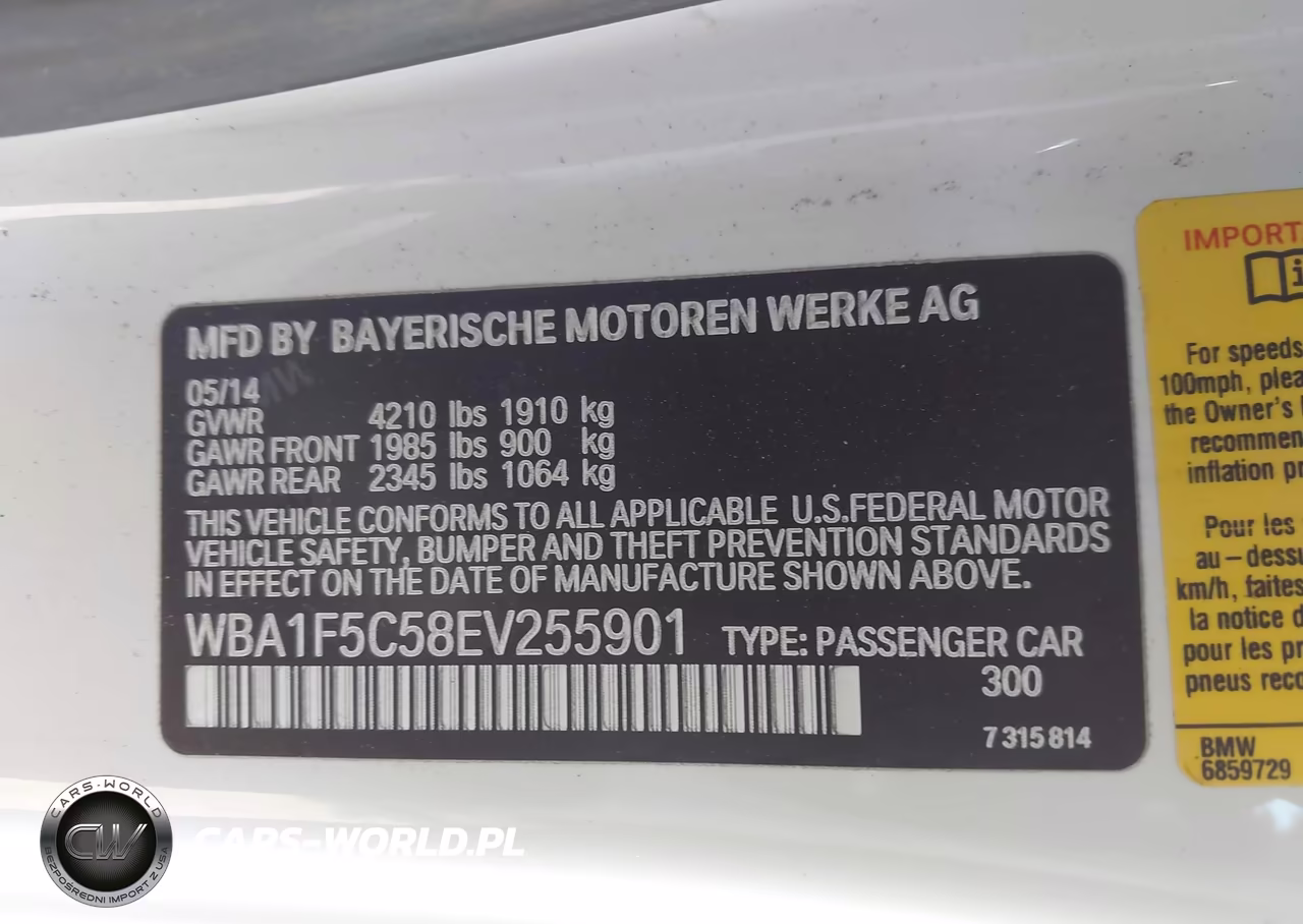 2014 BMW 228I VIN:WBA1F5C58EV255901 - 9