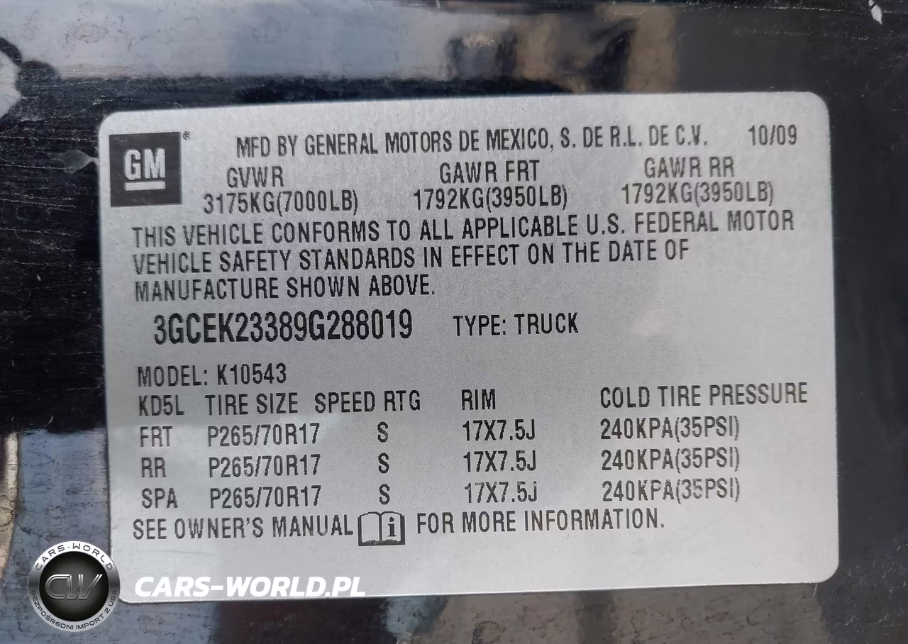 2009 Chevrolet Silverado 1500 Lt VIN:3GCEK23389G288019 - 9