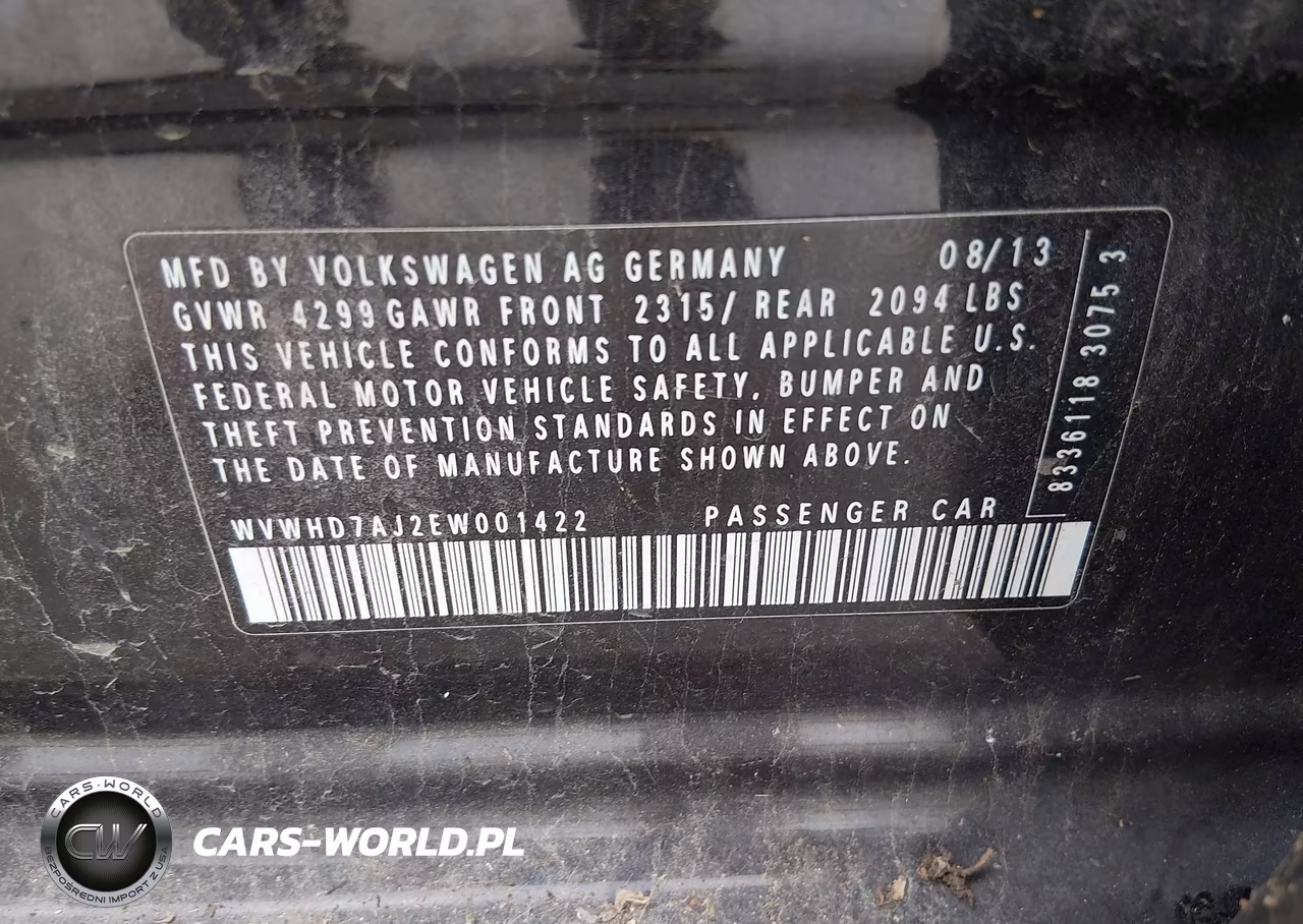 2014 Volkswagen Gti Wolfsburg Edition VIN:WVWHD7AJ2EW001422 - 9