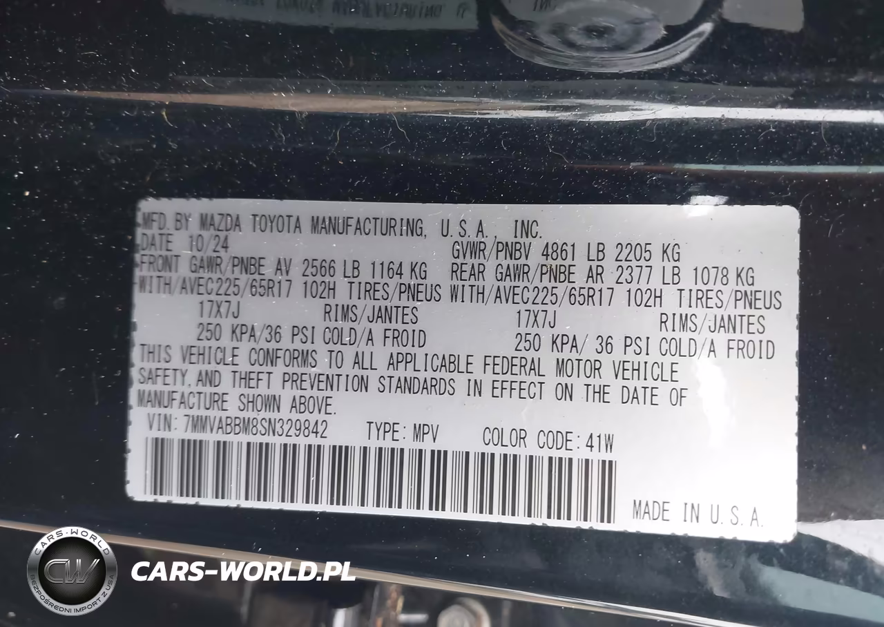 2025 Mazda Cx-50 2.5 S Preferred Package VIN:7MMVABBM8SN329842 - 9