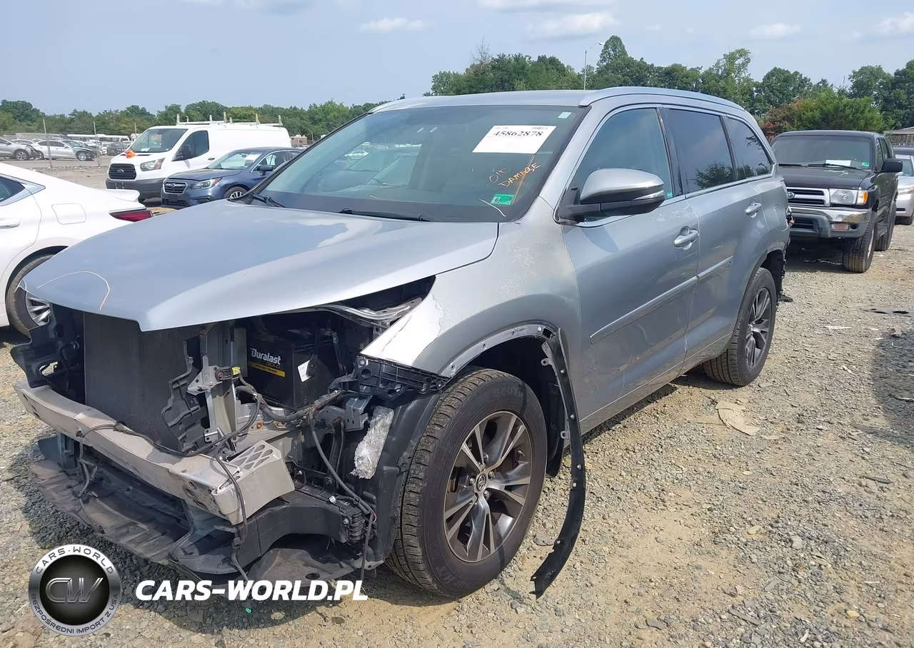2016 Toyota Highlander Xle V6 VIN:5TDJKRFH9GS332767 - 2