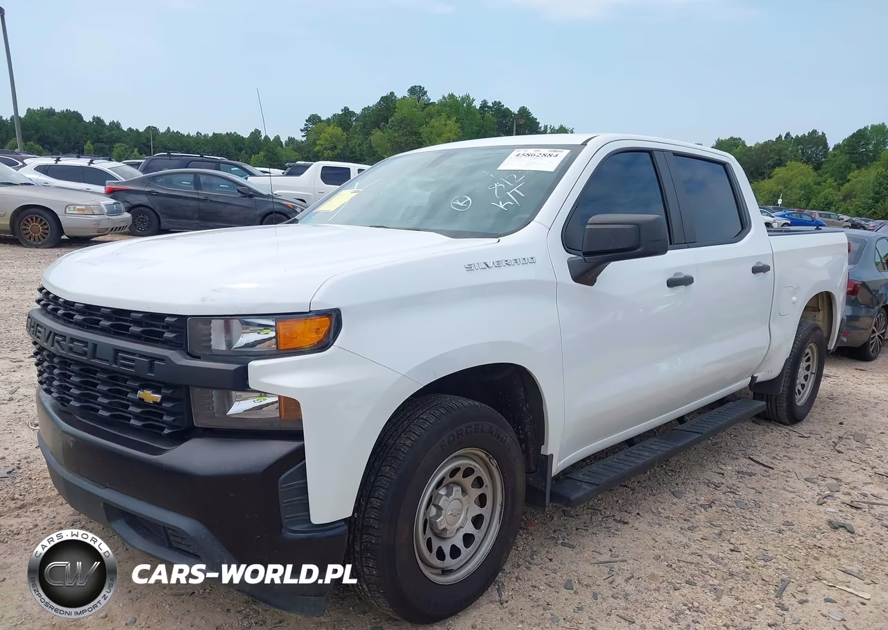2019 Chevrolet Silverado 1500 Work Truck VIN:1GCPWAEH6KZ378422 - 2