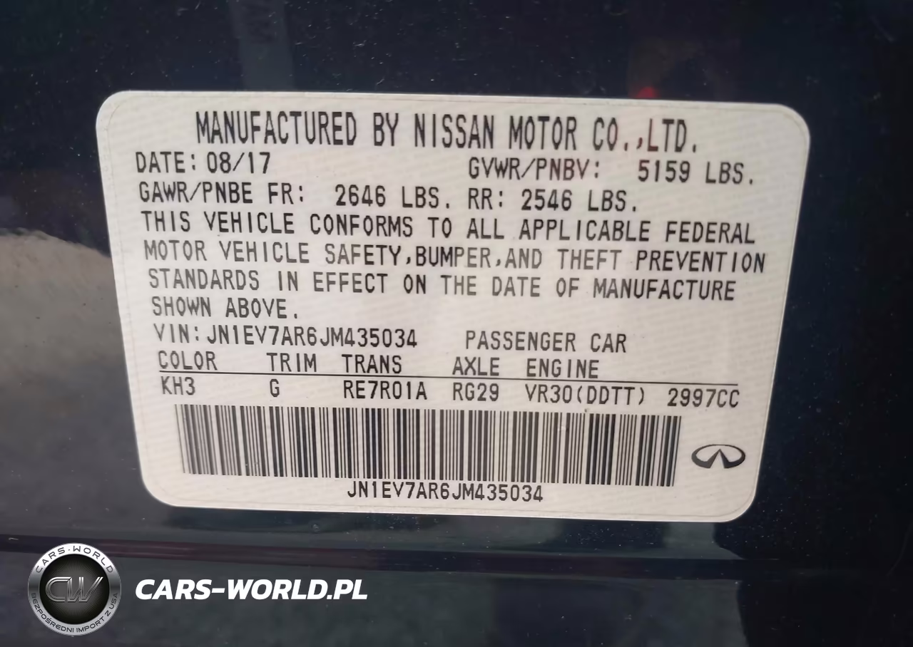 2018 Infiniti Q50 3.0T Luxe VIN:JN1EV7AR6JM435034 - 9