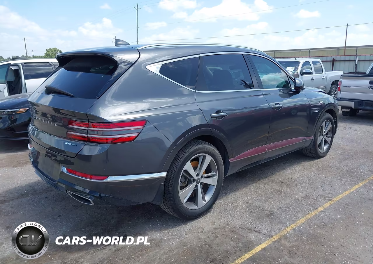 2021 Genesis Gv80 3.5T Awd Advanced VIN:KMUHCESC6MU043235 - 4