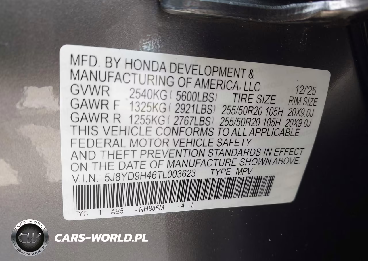 2026 Acura Mdx Technology VIN:5J8YD9H46TL003623 - 9