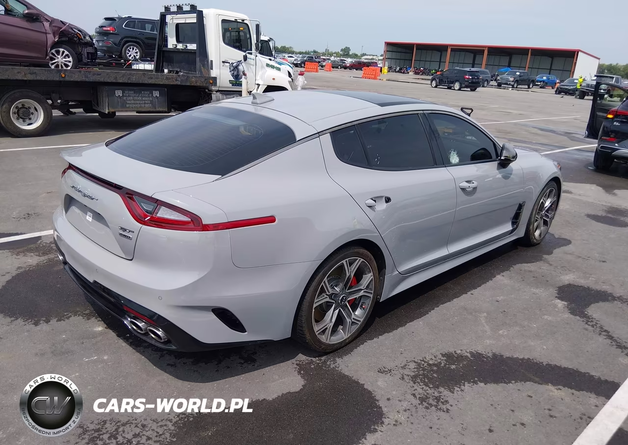 2021 Kia Stinger Gt2 VIN:KNAE55LC8M6093182 - 4