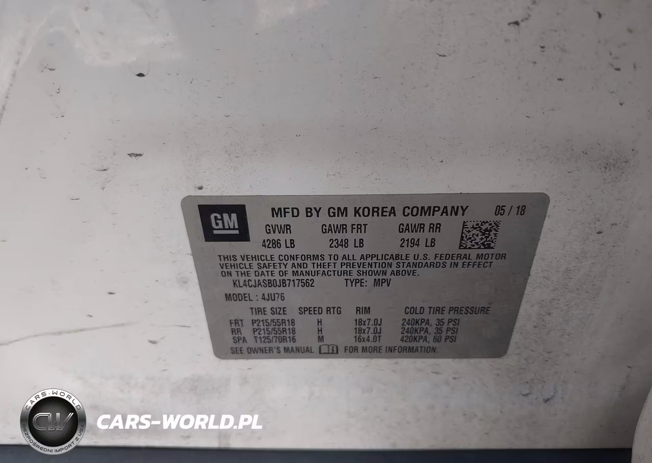 2018 Buick Encore Preferred VIN:KL4CJASB0JB717562 - 9