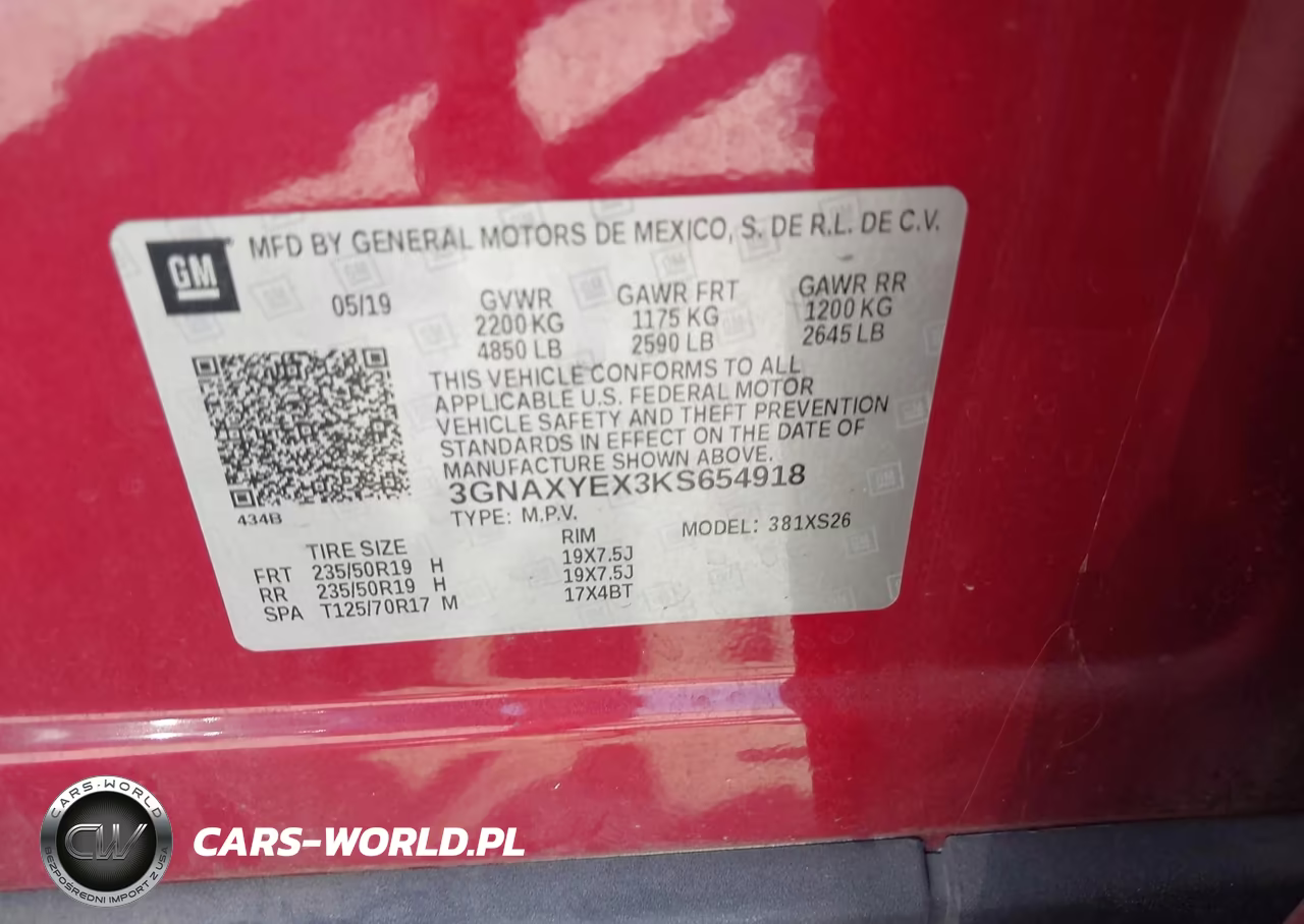 2019 Chevrolet Equinox Premier VIN:3GNAXYEX3KS654918 - 9
