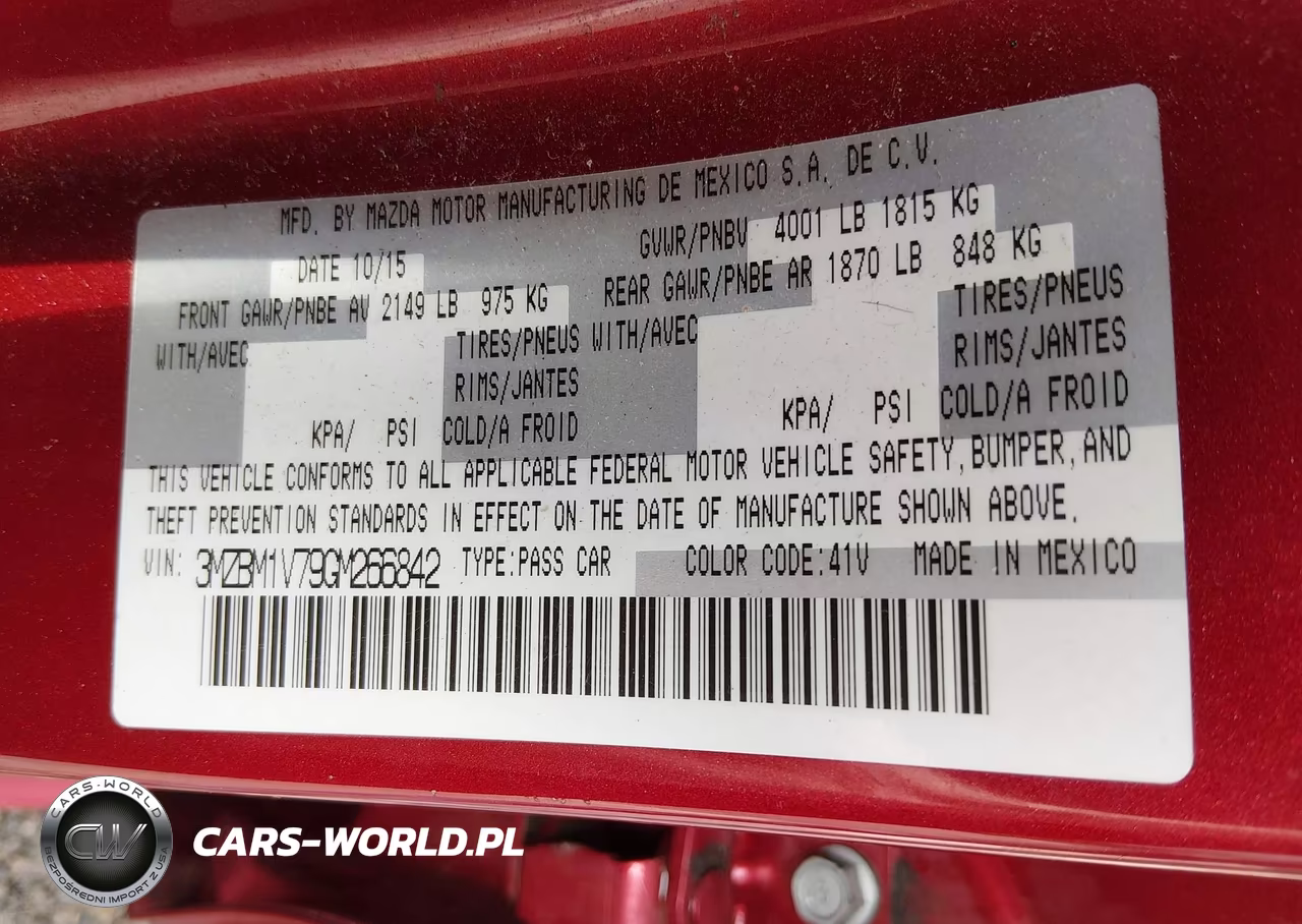2016 Mazda Mazda3 VIN:3MZBM1V79GM266842 - 9