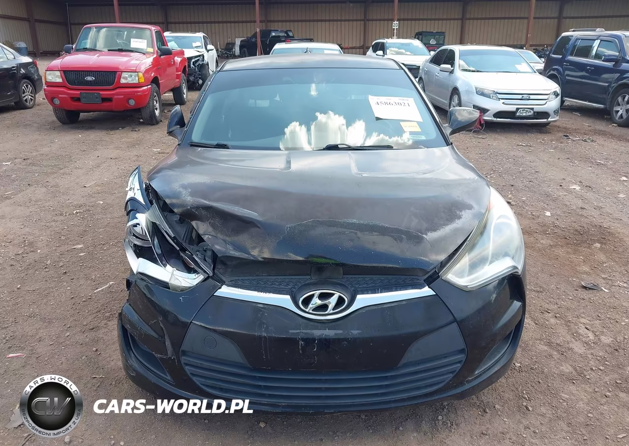 2013 Hyundai Veloster Base W-Black VIN:KMHTC6AD0DU174816 - 13