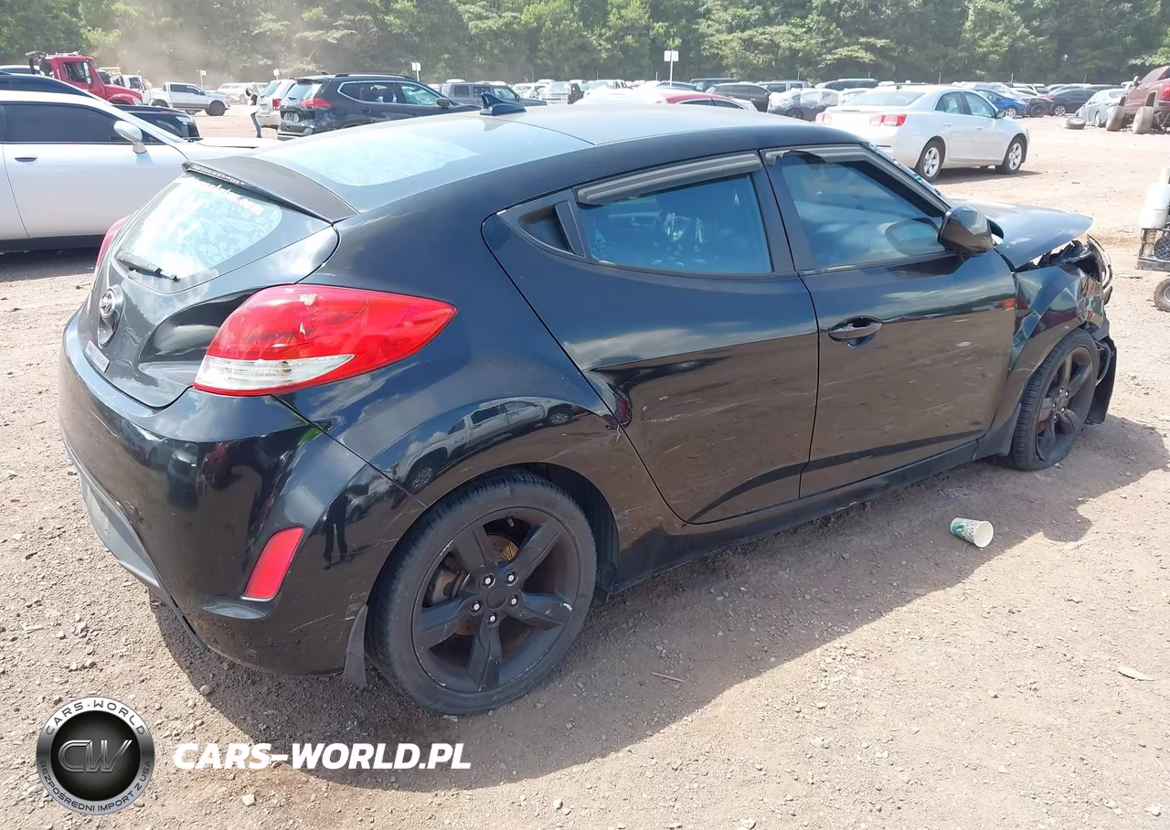 2013 Hyundai Veloster Base W-Black VIN:KMHTC6AD0DU174816 - 4