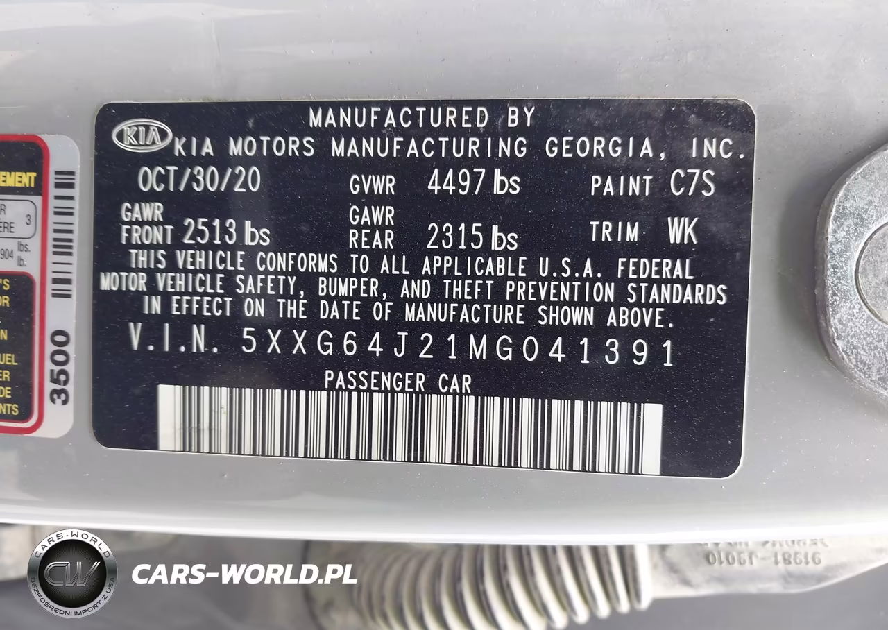 2021 Kia K5 Gt-Line VIN:5XXG64J21MG041391 - 9