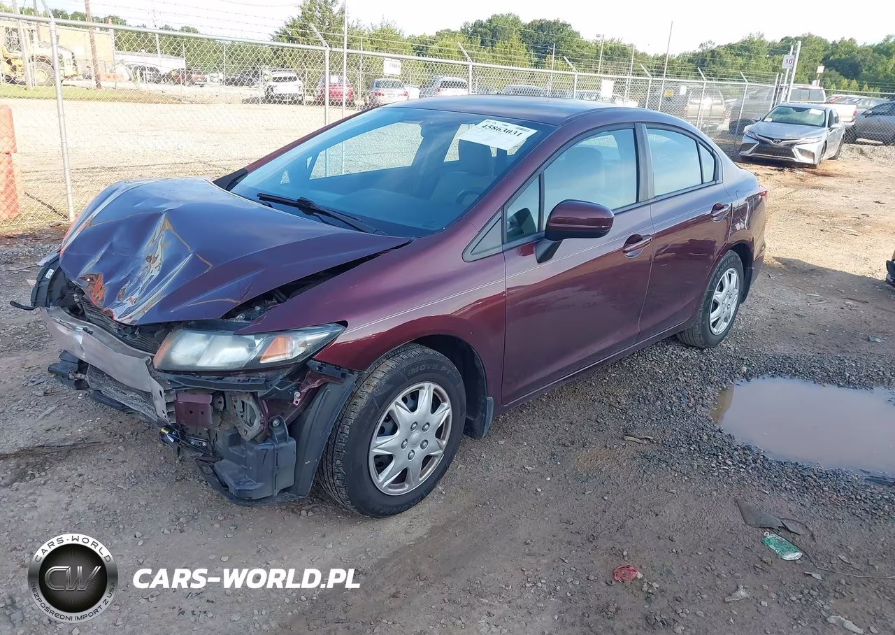 2014 Honda Civic Lx VIN:19XFB2F57EE051724 - 2