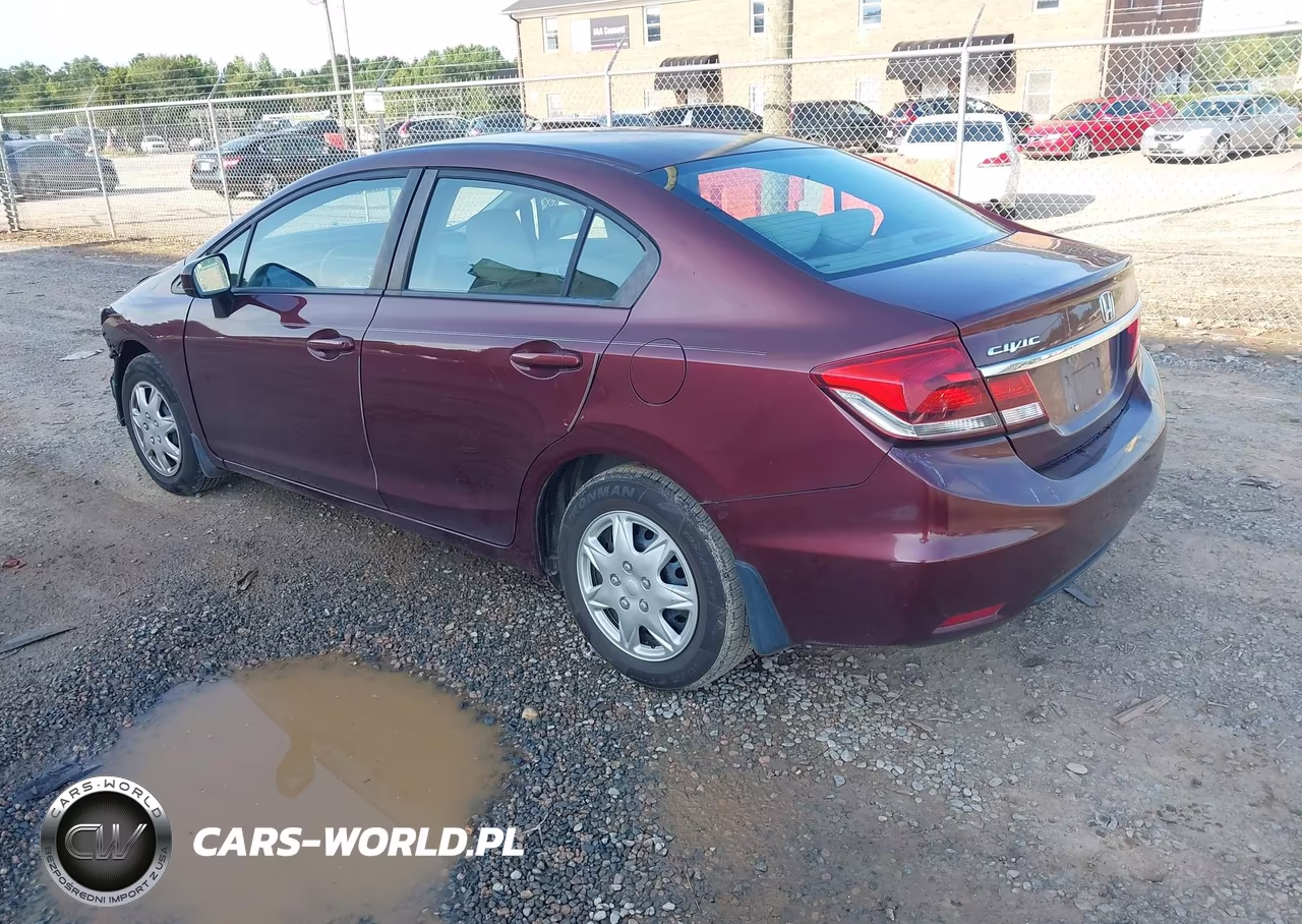 2014 Honda Civic Lx VIN:19XFB2F57EE051724 - 3