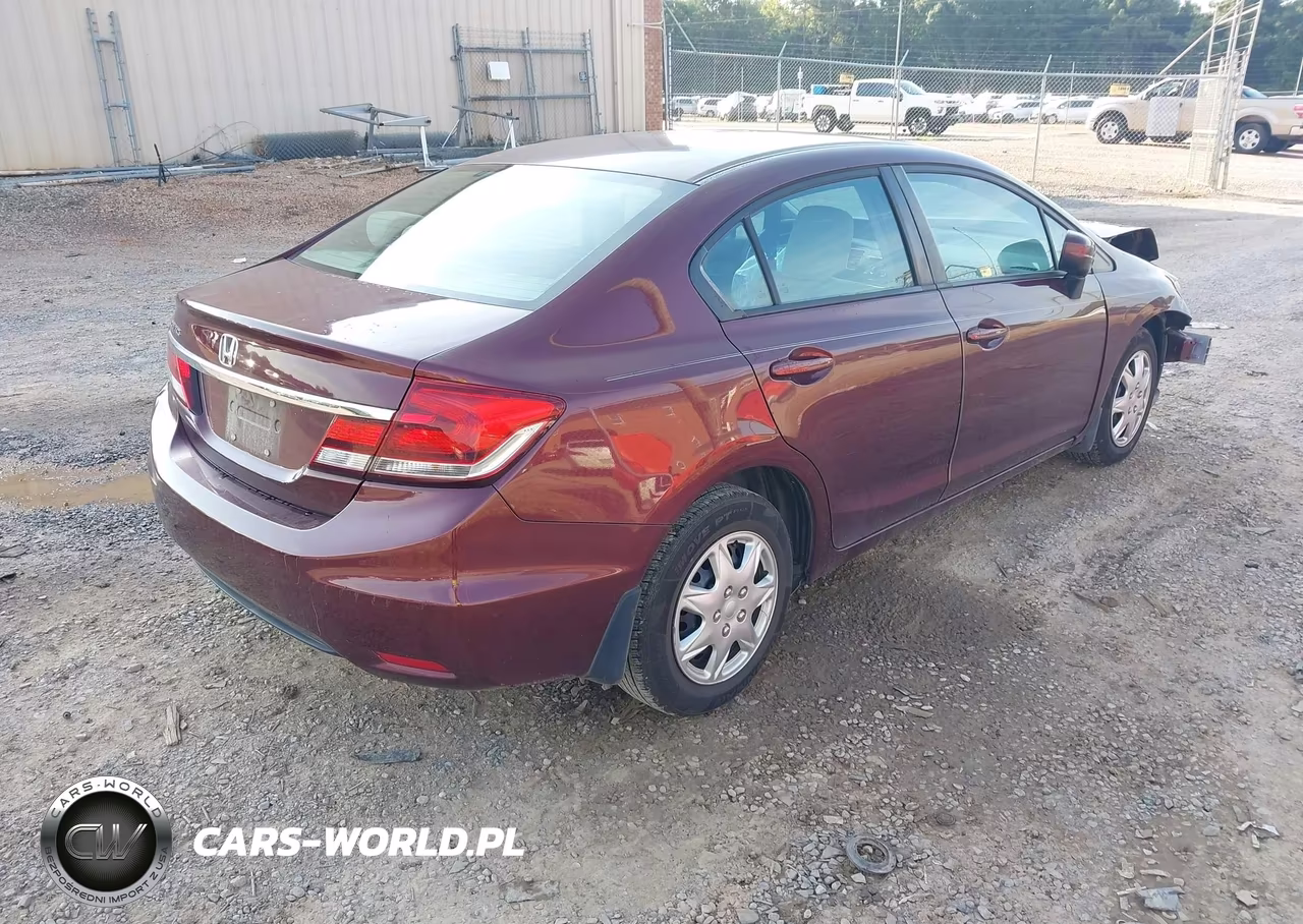 2014 Honda Civic Lx VIN:19XFB2F57EE051724 - 4