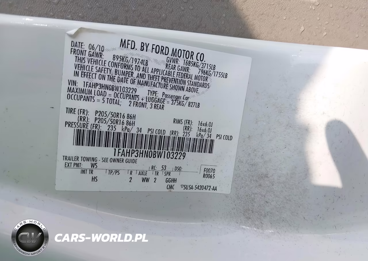 2011 Ford Focus Sel VIN:1FAHP3HN0BW103229 - 9