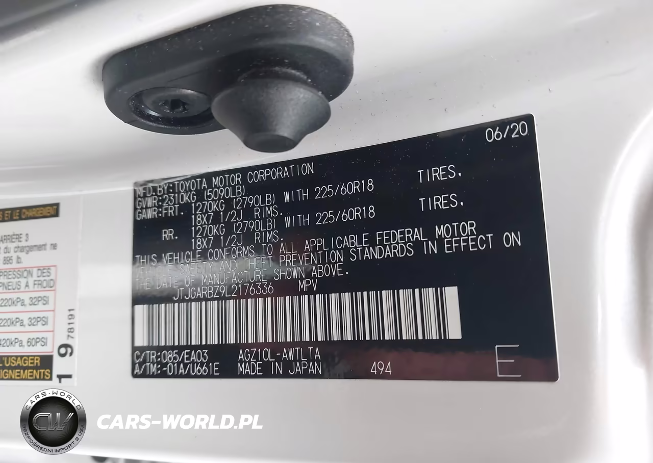 2020 Lexus Nx 300 VIN:JTJGARBZ9L2176336 - 9
