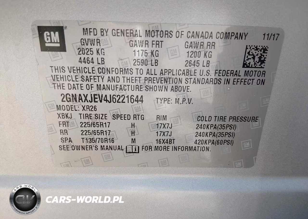 2018 Chevrolet Equinox Lt VIN:2GNAXJEV4J6221644 - 9