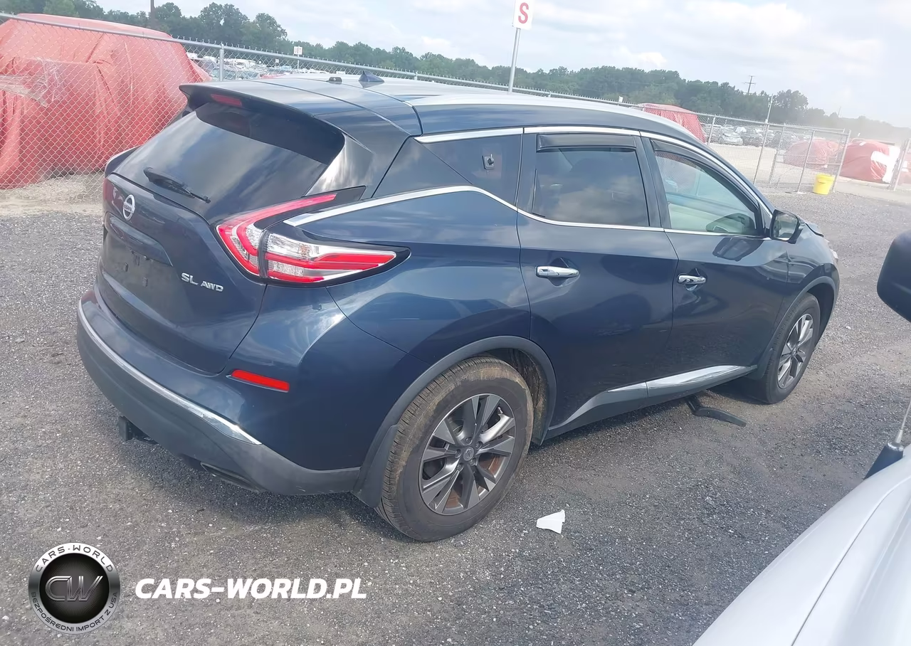 2015 Nissan Murano Sl VIN:5N1AZ2MH9FN216698 - 4