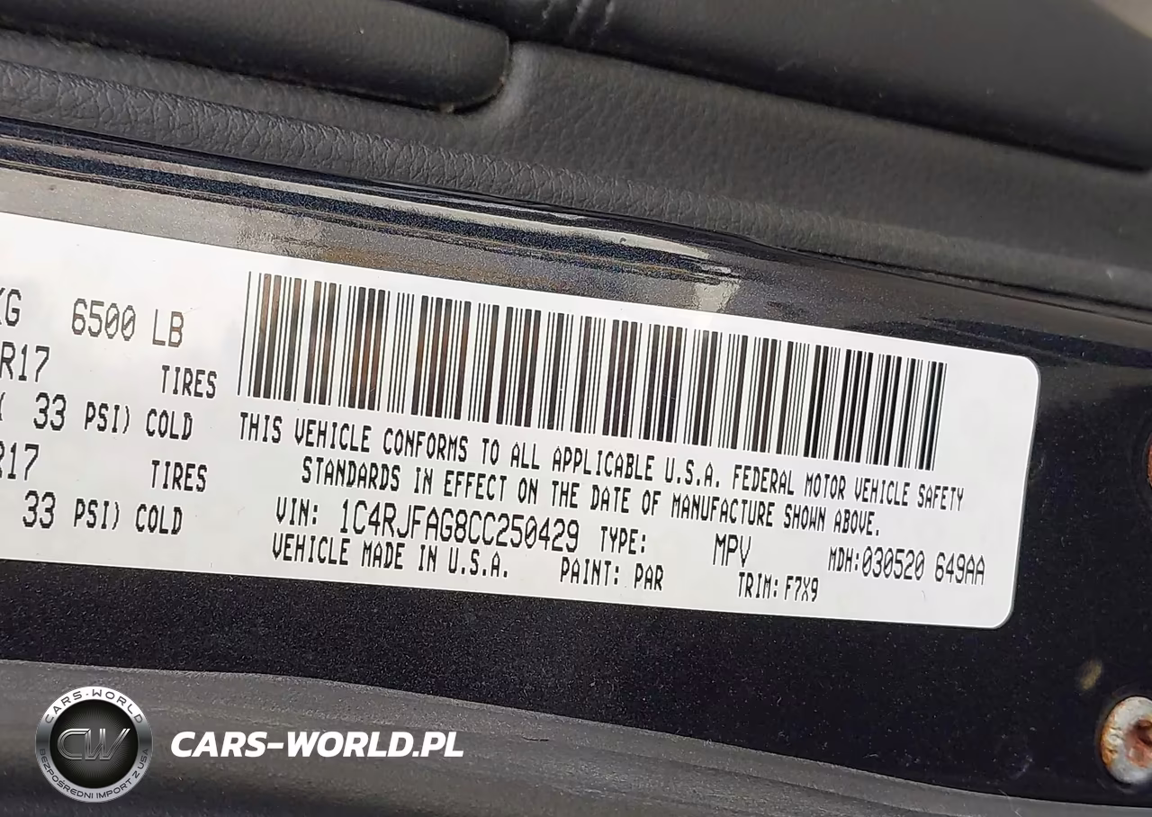 2012 Jeep Grand Cherokee Laredo VIN:1C4RJFAG8CC250429 - 9