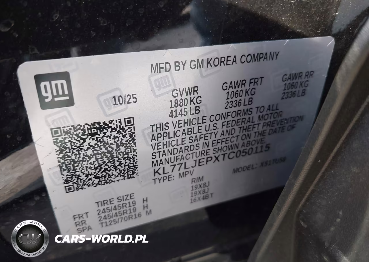 2026 Chevrolet Trax Fwd 2Rs VIN:KL77LJEPXTC050115 - 9
