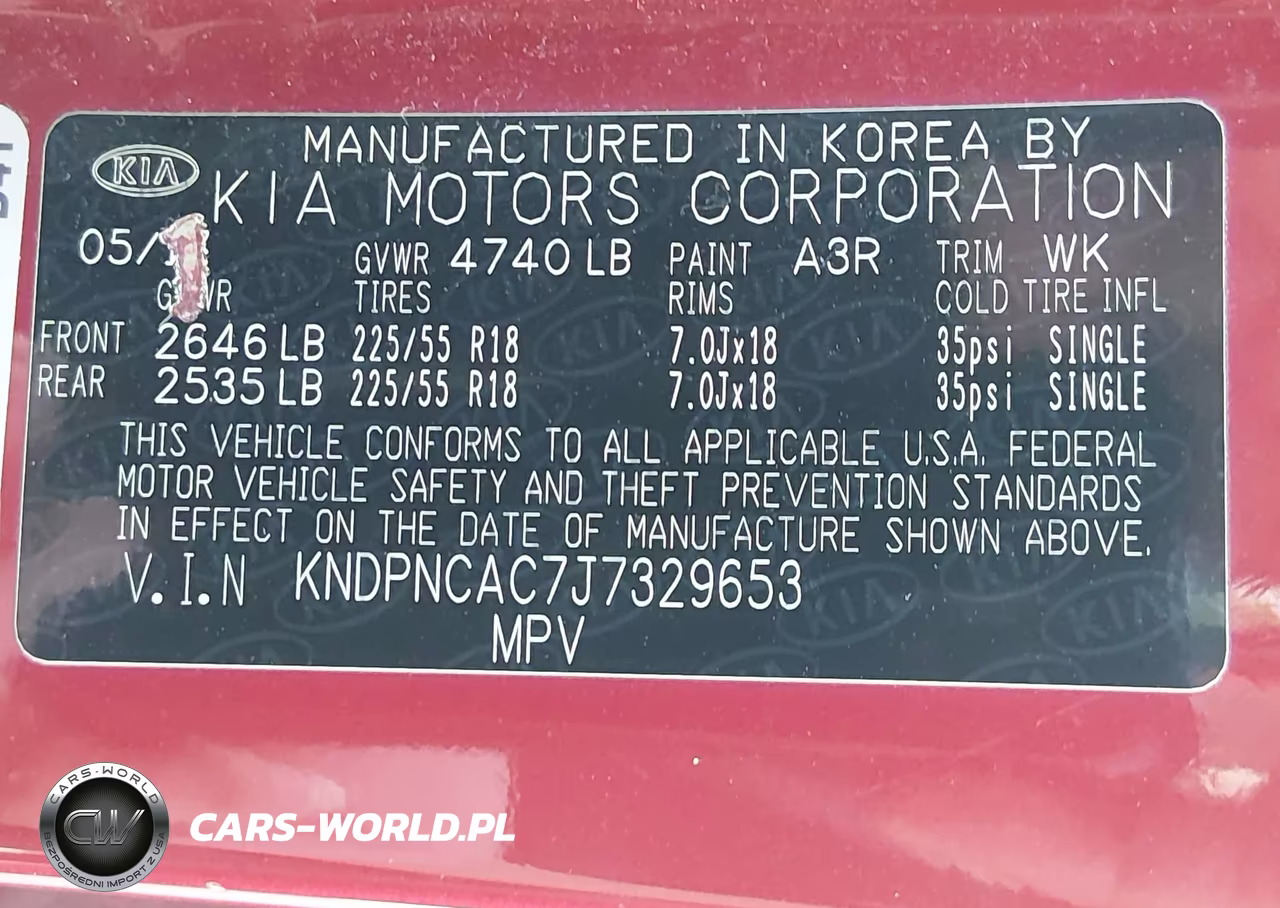 2018 Kia Sportage Ex VIN:KNDPNCAC7J7329653 - 9