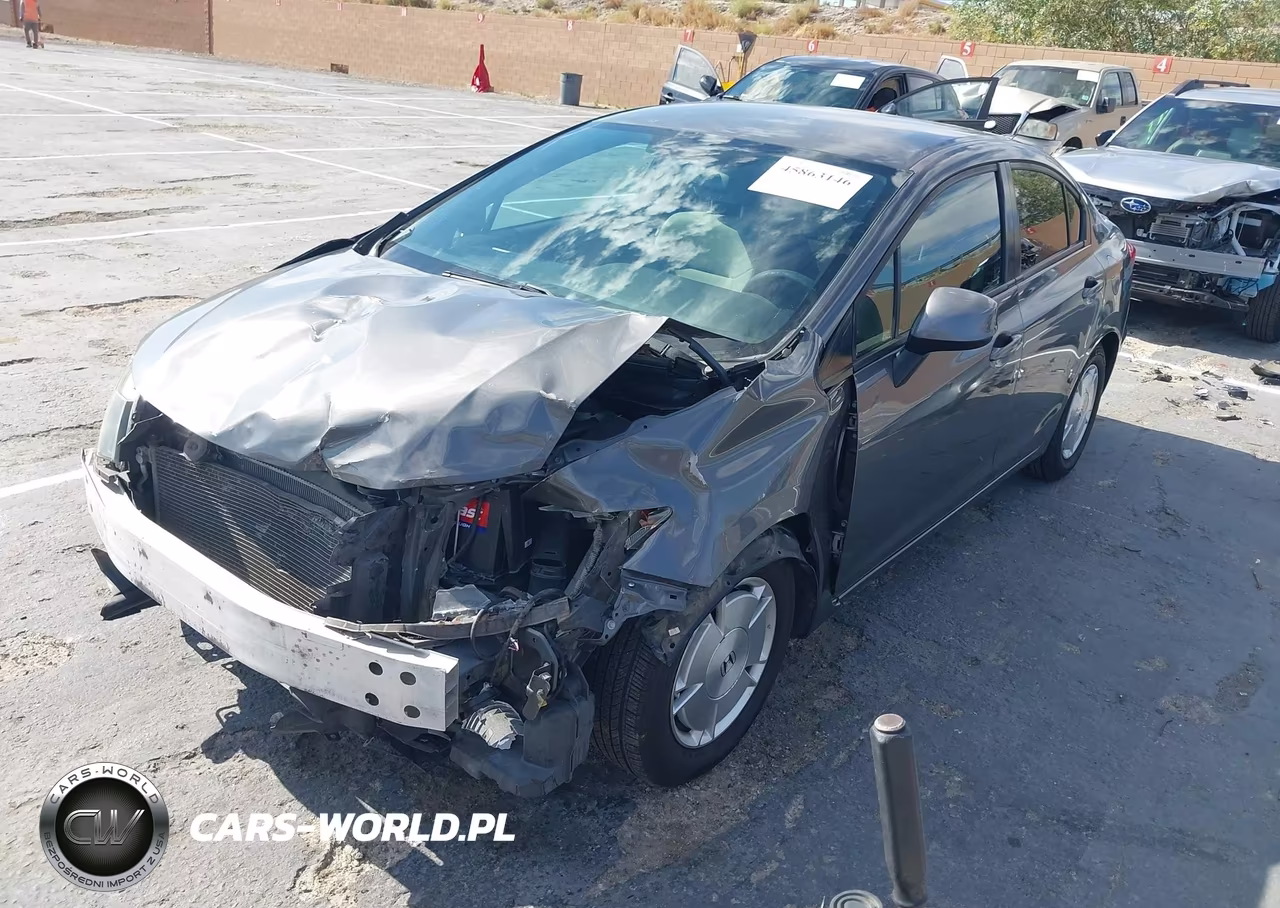 2012 Honda Civic Hf VIN:2HGFB2F63CH535627 - 2
