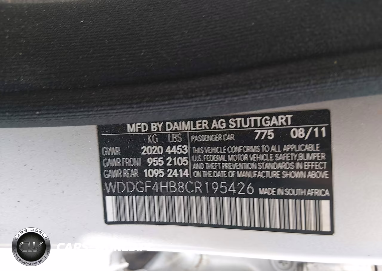 2012 Mercedes-Benz C 250 Luxury-Sport VIN:WDDGF4HB8CR195426 - 9