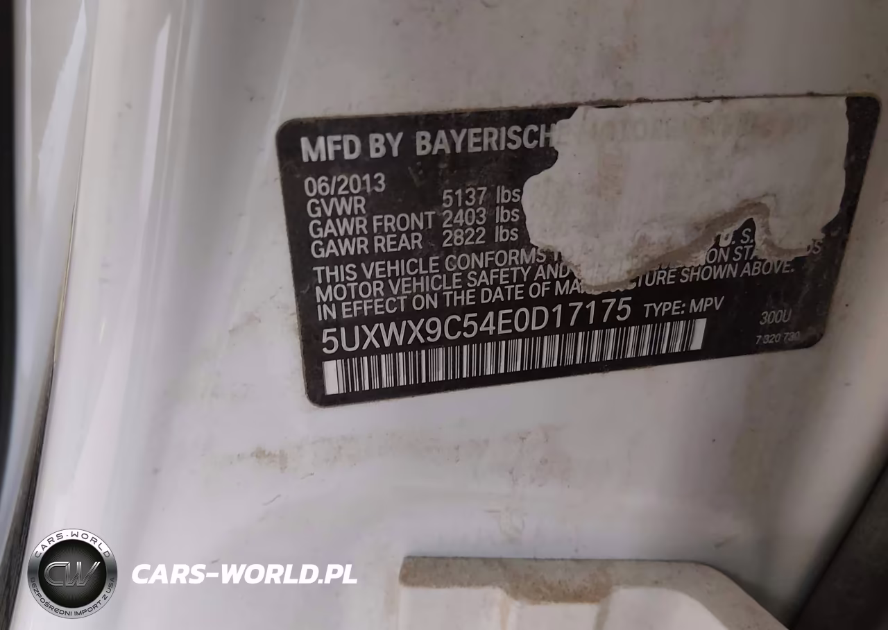 2014 BMW X3 xDrive28I VIN:5UXWX9C54E0D17175 - 9