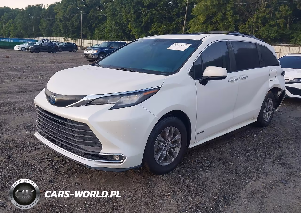2021 Toyota Sienna Xle VIN:5TDYRKEC8MS013332 - 2