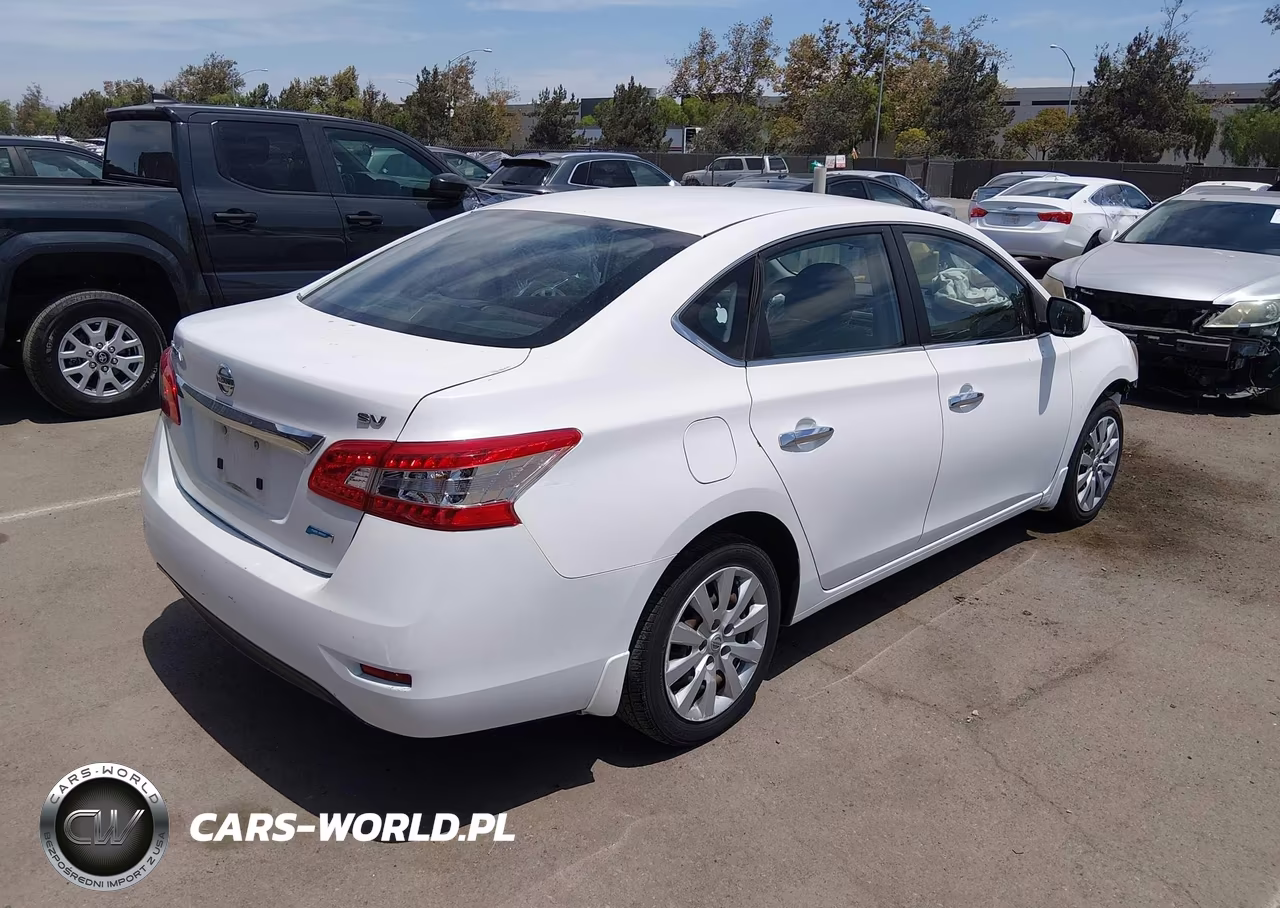 2014 Nissan Sentra Sv VIN:3N1AB7AP9EY323630 - 4