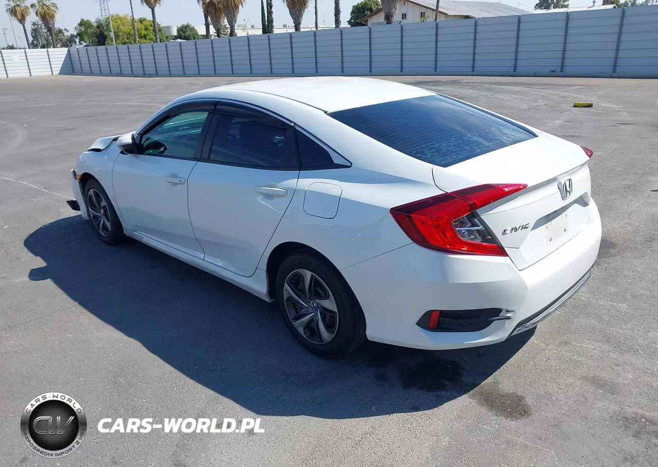 2020 Honda Civic Lx VIN:19XFC2F63LE216543 - 3