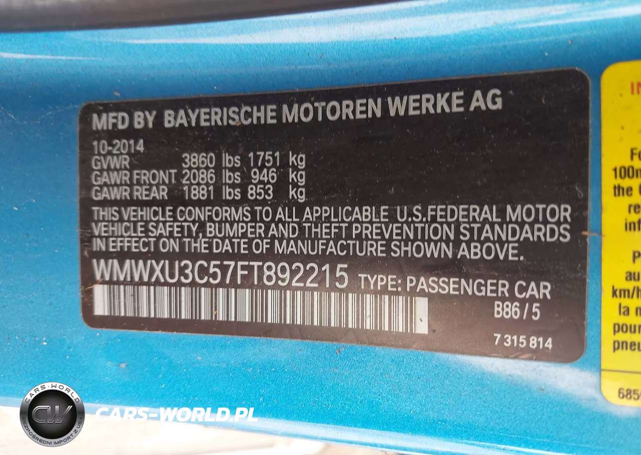 2015 Mini Hardtop Cooper S VIN:WMWXU3C57FT892215 - 9
