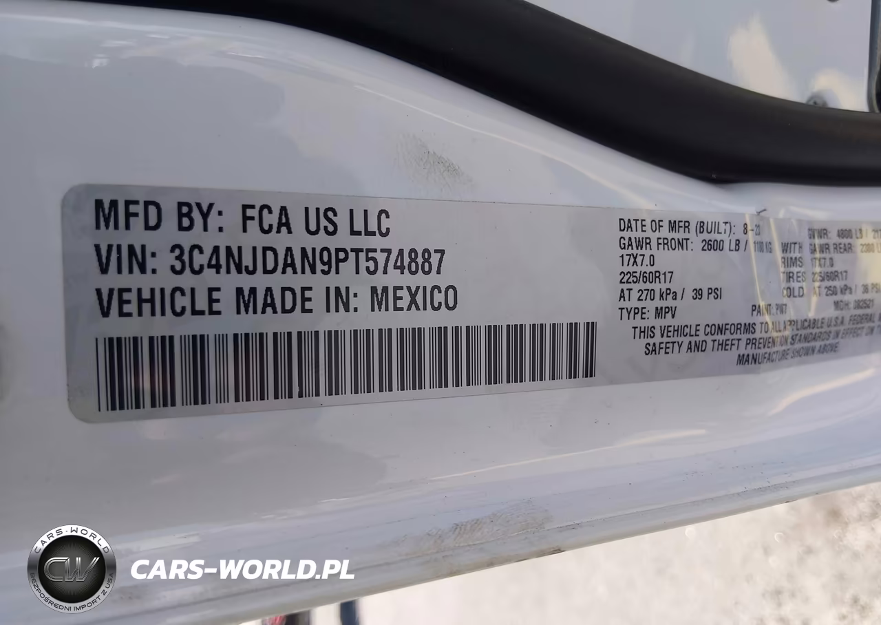 2023 Jeep Compass Sport 4X4 VIN:3C4NJDAN9PT574887 - 9