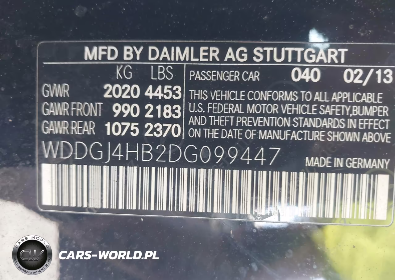 2013 Mercedes-Benz C 250 VIN:WDDGJ4HB2DG099447 - 9