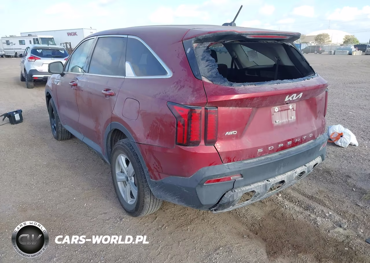 2022 Kia Sorento Lx VIN:5XYRGDLC3NG109912 - 3