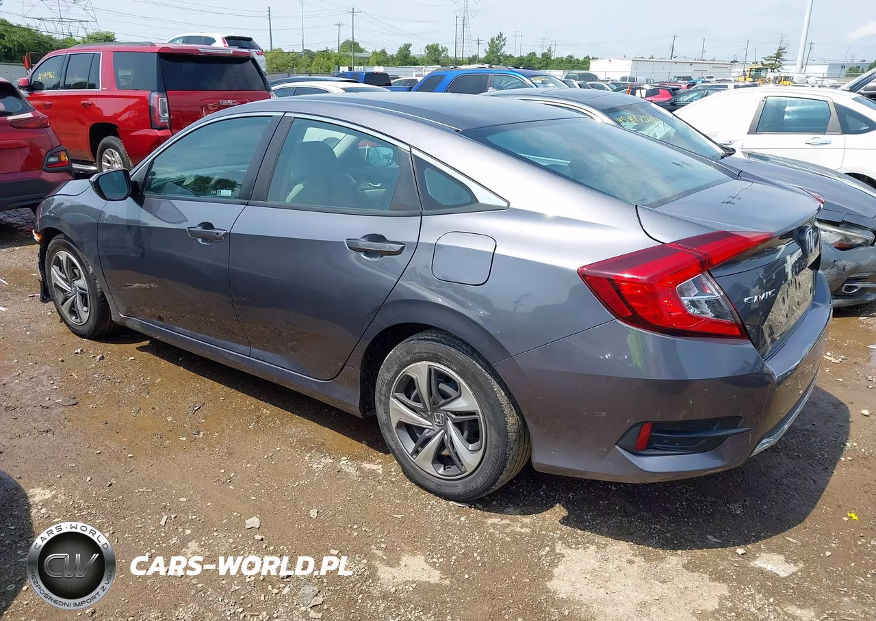 2021 Honda Civic Lx VIN:2HGFC2F62MH523175 - 3