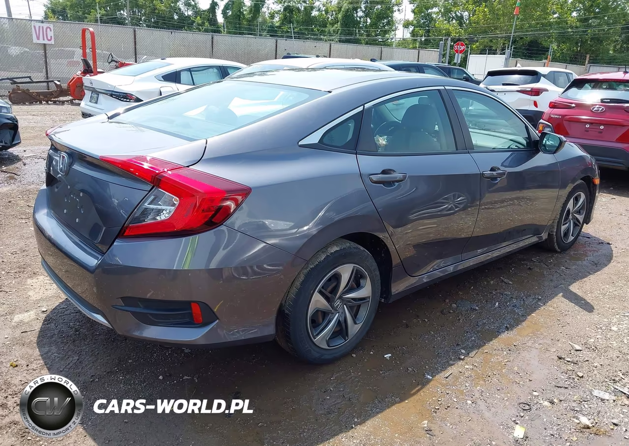 2021 Honda Civic Lx VIN:2HGFC2F62MH523175 - 4