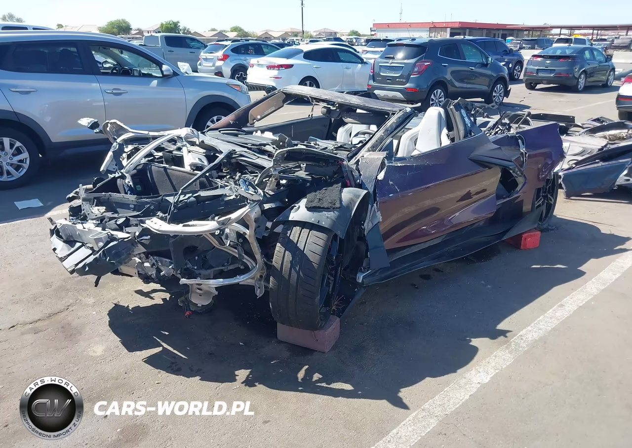 2022 Chevrolet Corvette Stingray Rwd 2Lt VIN:1G1YB3D47N5101888 - 2