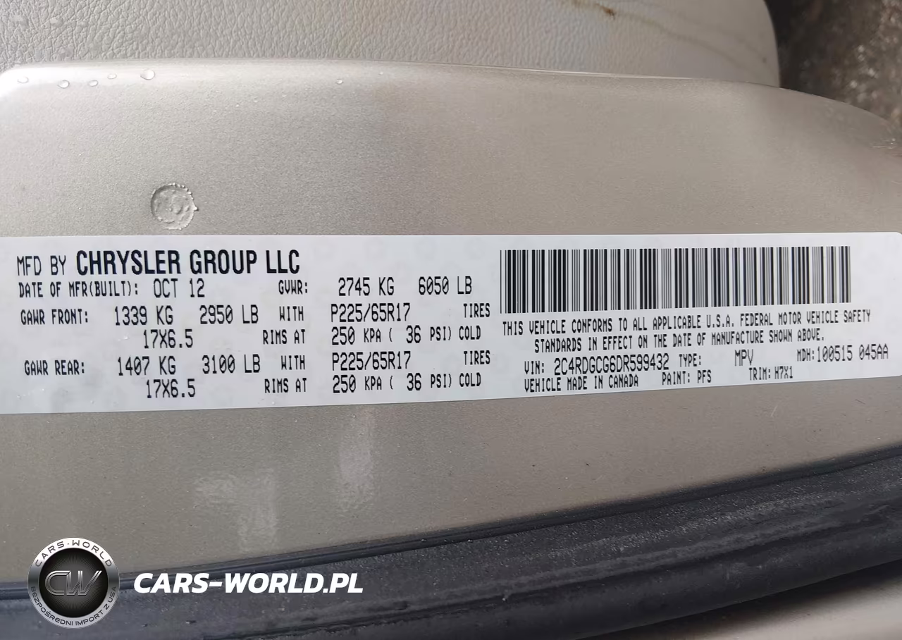 2013 Dodge Grand Caravan Sxt VIN:2C4RDGCG6DR599432 - 9