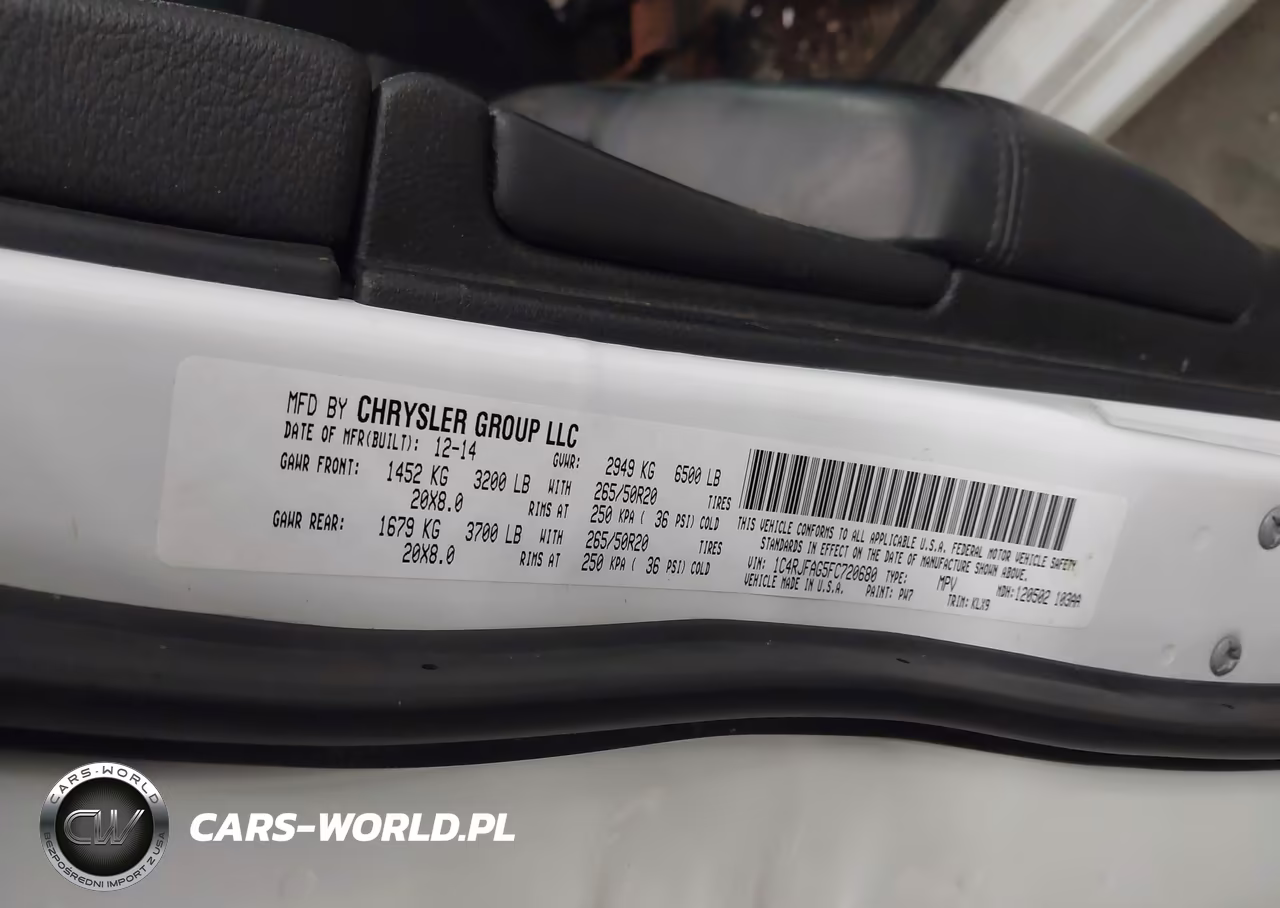 2015 Jeep Grand Cherokee Altitude VIN:1C4RJFAG5FC720680 - 9