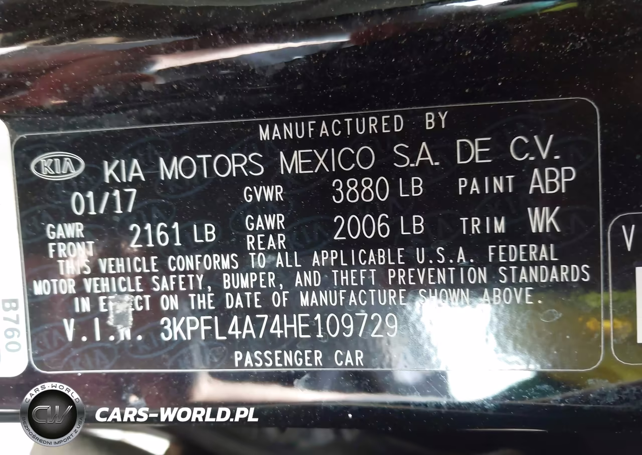2017 Kia Forte Lx VIN:3KPFL4A74HE109729 - 9