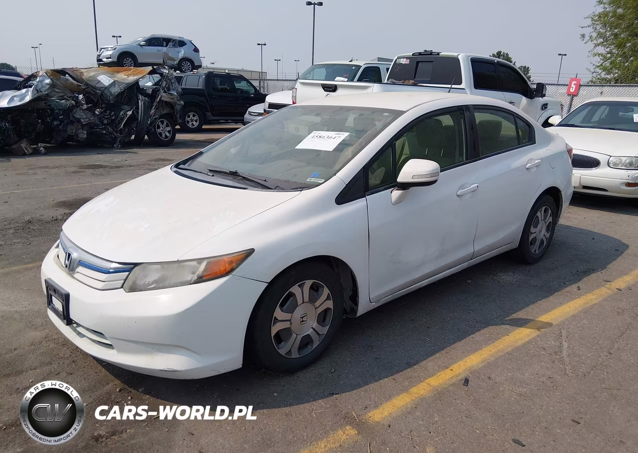 2012 Honda Civic Hybrid VIN:JHMFB4F28CS008536 - 2