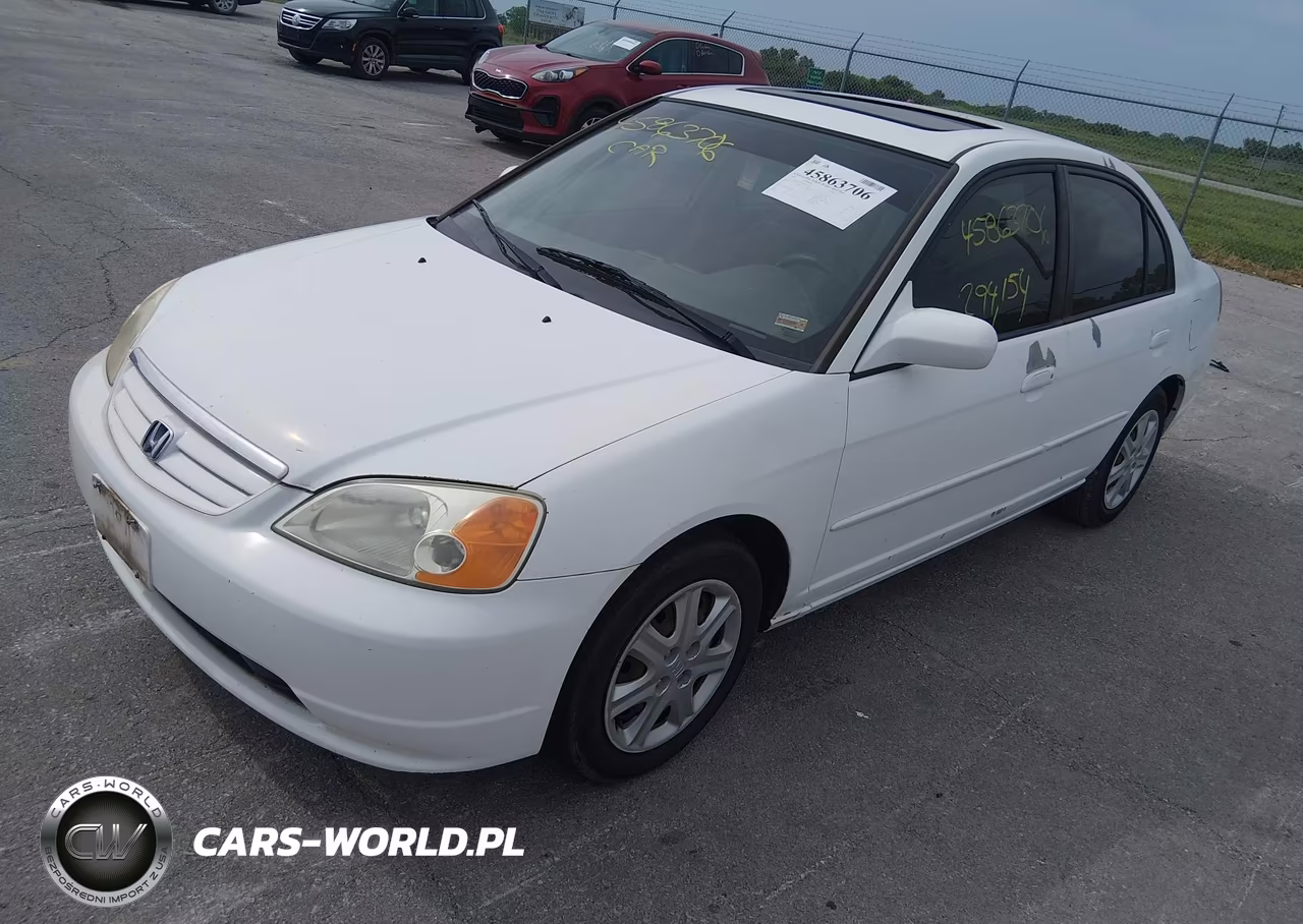 2003 Honda Civic Ex VIN:2HGES267X3H527187 - 2