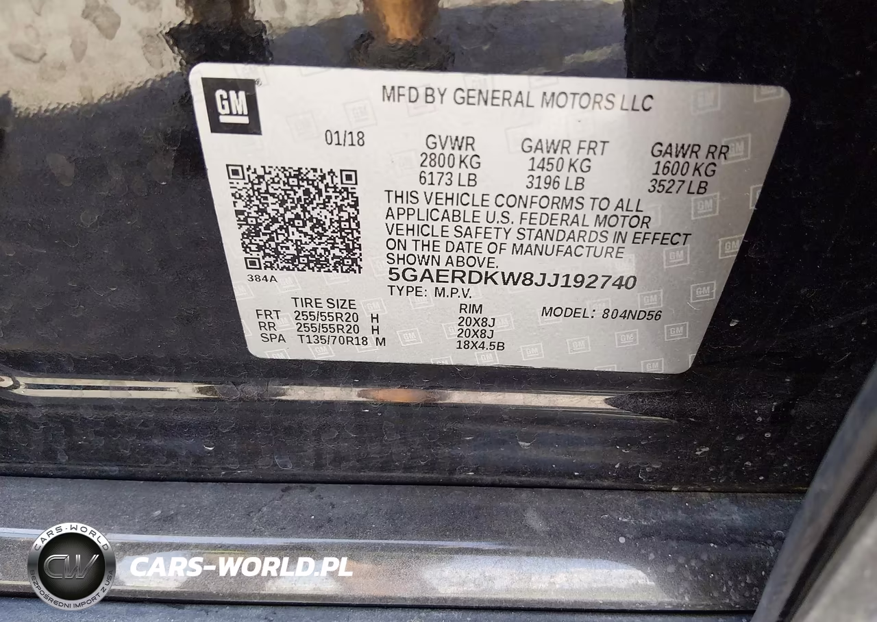 2018 Buick Enclave Avenir VIN:5GAERDKW8JJ192740 - 9