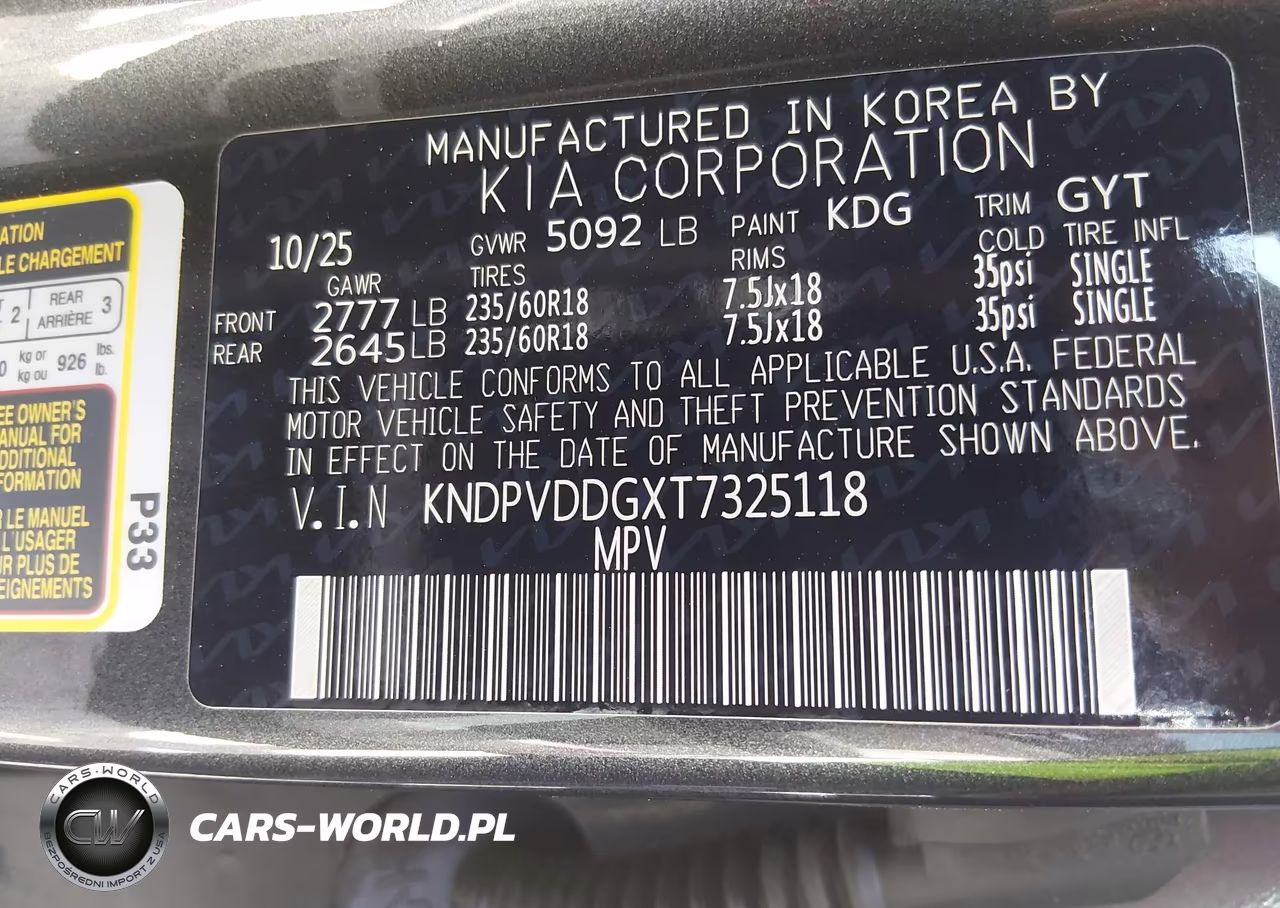 2026 Kia Sportage Hybrid Ex VIN:KNDPVDDGXT7325118 - 9
