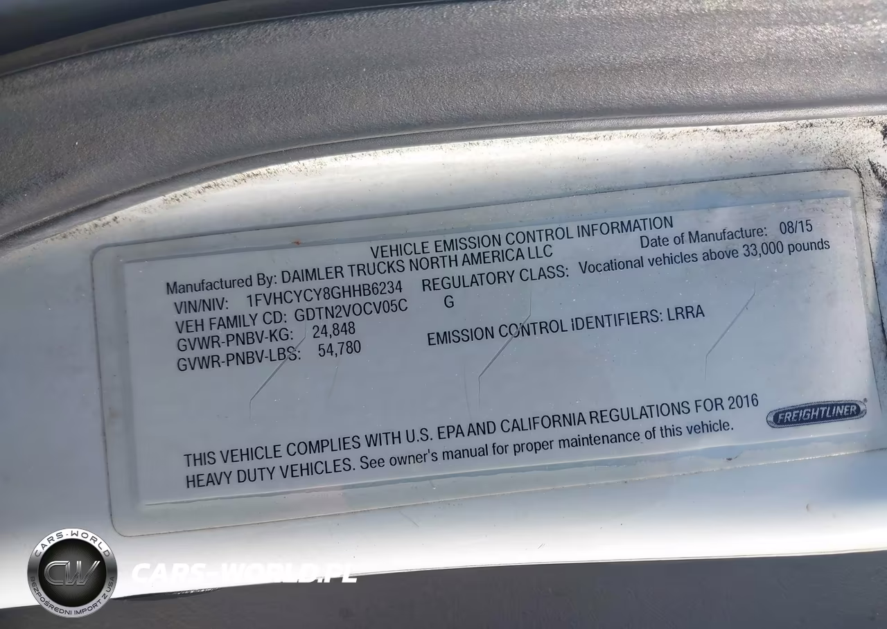 2016 Freightliner M2 106 Medium Duty VIN:1FVHCYCY8GHHB6234 - 8